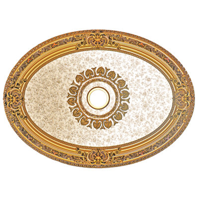 Médaillon ovale pour plafond