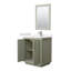 Icon 30" Single Bathroom Vanity Set with Mirror-917768680-917768681-917768693