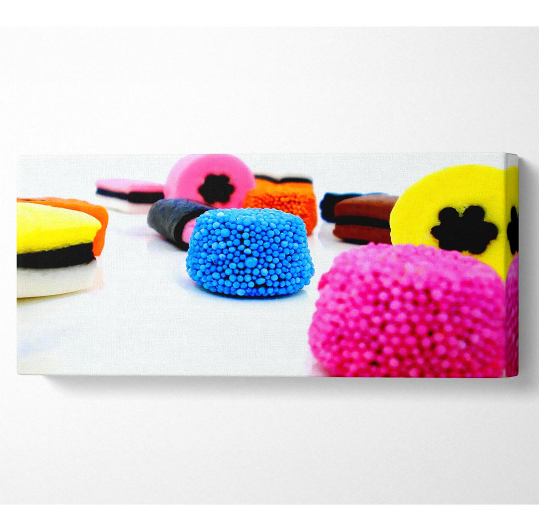 Liquorice Allsorts Dispaly - Kunstdrucke auf Leinwand