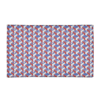 Chenille Geometric Indoor Rug