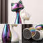 Ensemble de figurine de chat en céramique (2 pièces) coloré