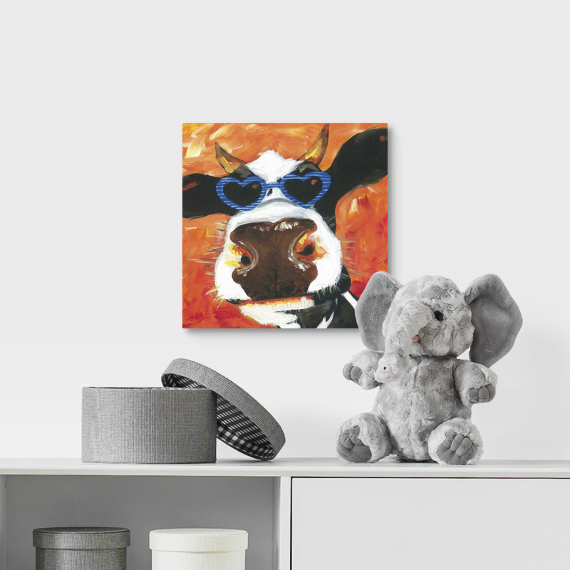 Simone Dapper Animal V Art, Toile tendue, H 12 po x l 12 po x P 1,25 po