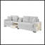 Canapé modulaire moderne avec accoudoirs de rangement, console centrale et coussins moelleux pour un salon confortable-894997257