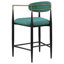 Chaise de comptoir rembourrée en tissu Renfroe (ensemble de 2)-482628340
