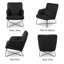 Averie Genuine Leather Designer Armchair-2028461979