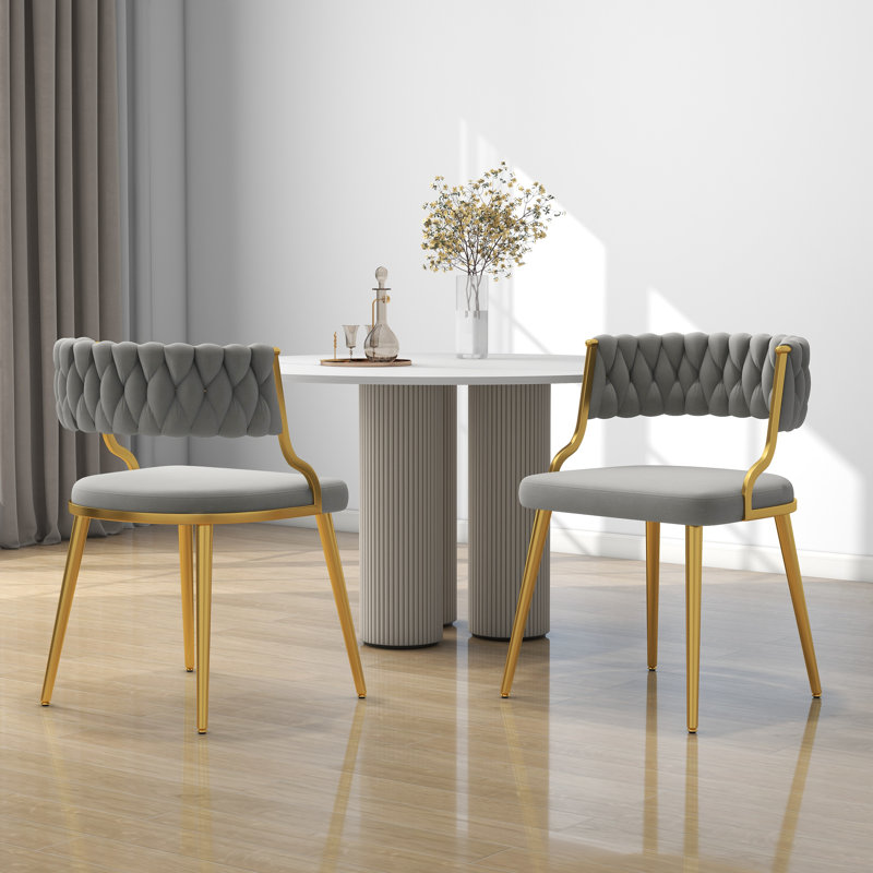 Christal Upholstery Dining Chair, Grey