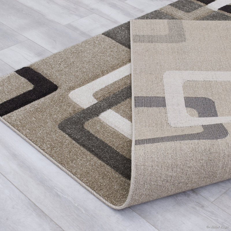Geometric Indoor Rug, Rectangle 5'2" x 7'2"