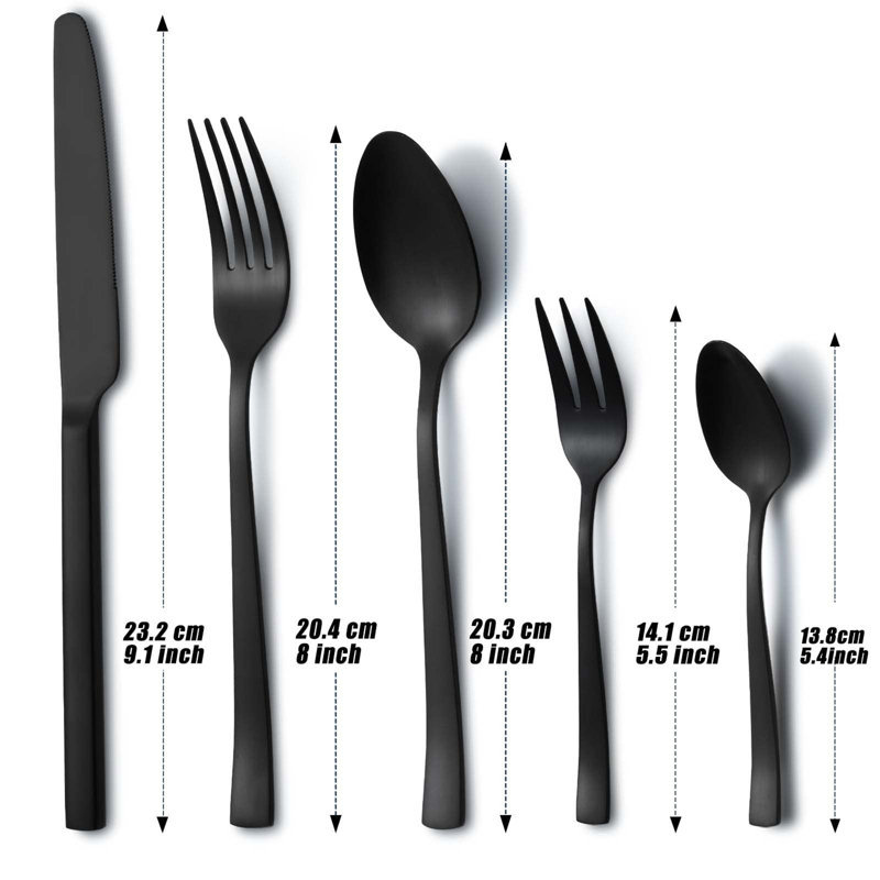 Cutlery Set, 6 Person Cutlery Set, 30 Piece Stainless Steel Cutlery Set