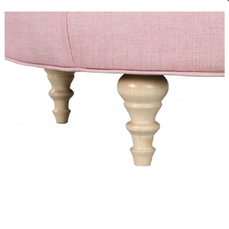 Hiroko 80cm Wide Tufted Round Cocktail Ottoman with Storage