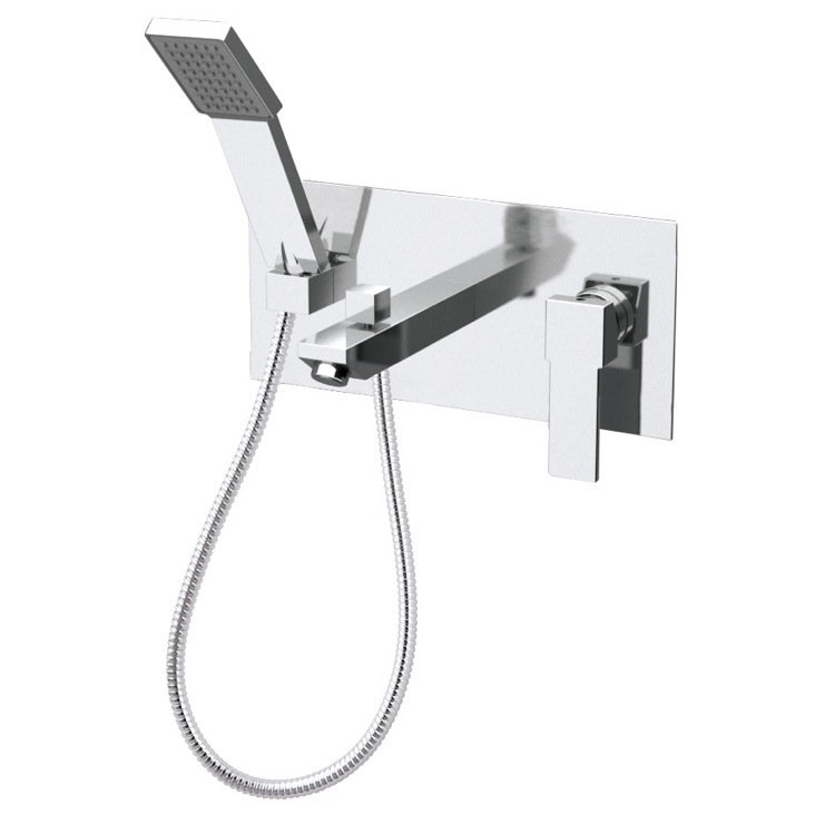 Wall Tub Spout with Diverter