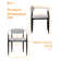Netanya Upholstered Dining Chair 2 Piece Set