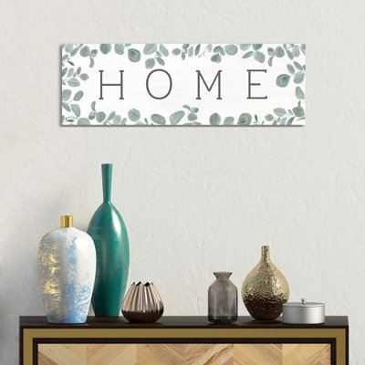 Home Eucalyptus I by Kate Sherrill - Panoramic Print on Canvas