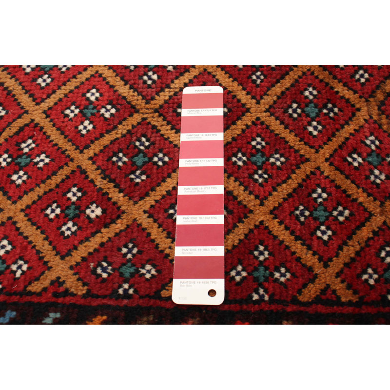 Tapis rouge Royal Baluch 4 pi 5 po x 6 pi 4 po