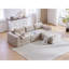 Ensemble de canapé de canapé modulaire rembourré, ensemble de canapé de salon modulaire en forme de L de 100 po avec 5 coussins, canapé-lit bricolage pour salon, appartement, chambre à coucher, chameau-133091809-133091811