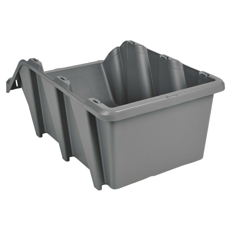 12cm W Plastic Wall Mounted Shelving Unit, 20cm H x 31cm W x 47cm D