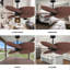 Alessandra Tropical - Five Blade Ceiling Fan - Matte White Finish - Matte White Blades-1004283682-1004283734