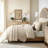 Scallop Edge 100% Cotton Quilt Set-116732105-116732108