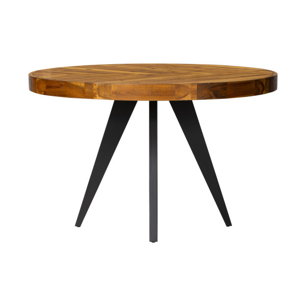 AllModern Carlo Round Solid Wood Dining Table & Reviews | Wayfair