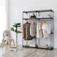 Illughi 140cm Portable Wardrobe-2063851221