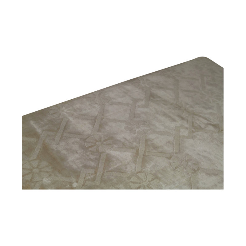 Tapis beige noué à la main de haute qualité