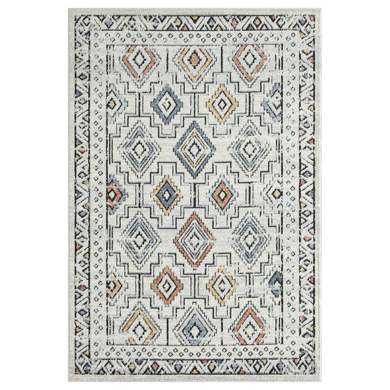 Oriental Indoor Rug, Rectangle 6' x 9'