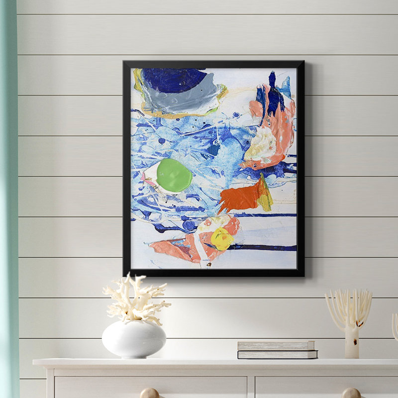 Toile encadrée de qualité supérieure Evidence IV - prête à être accrochée, H 24 po x l 20 po, Noir