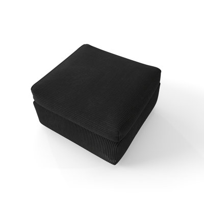Repose-pieds modulaire JOKO de 34 po avec repose-pieds rectangulaire et siège sans accoudoirs, compatible avec les ensembles modulaires de salon, vendu individuellement