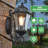 2 Units Vintage Wall-mounted Outdoor Lantern Light, Black Glass Sconce – Perfect For Exterior/interior (garage/walkway/balcony), Weatherproof, Easy Hardwired Install, E26 Bulb Compatible (no Bulbs)