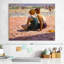 Personnages sur la plage-132987698