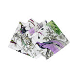 Audubon Exotica Cotton Sateen Cocktail Napkins