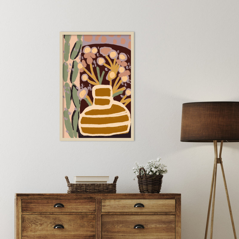 «Pastel Impression» par Treechild - reproduction d'un seul cadre, Brun, H 13 po x l 9 po