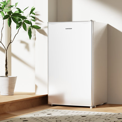 BANGSON 3.2 Cu.Ft Mini Fridge with Freezer, Small Refrigerator, Energy Efficient Quiet Compact Fridge for Dorm Room, Apartment, Office,White — FIN-0019558 | Fridge.com
