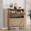 Armoire à chaussures avec 2 tiroirs rabattables