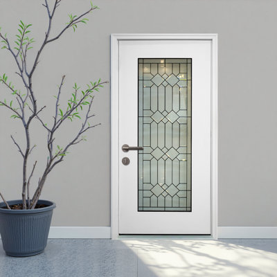 Porte d'entrée intérieure en fibre de verre 36 po x 36 po