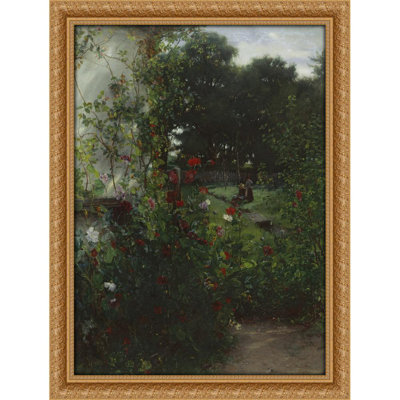 Meadow in front of Leibl's studio in Aibling (1893)