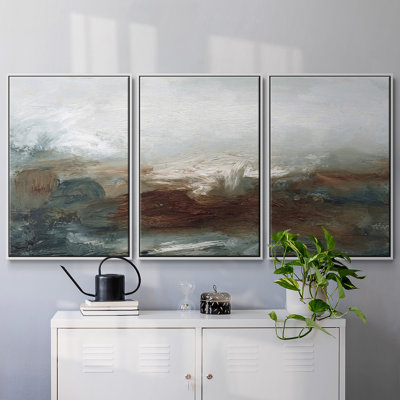 Lingering Light IV - 3 Piece Floater Frame Print on Canvas