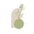 Beige et vert sélectionné