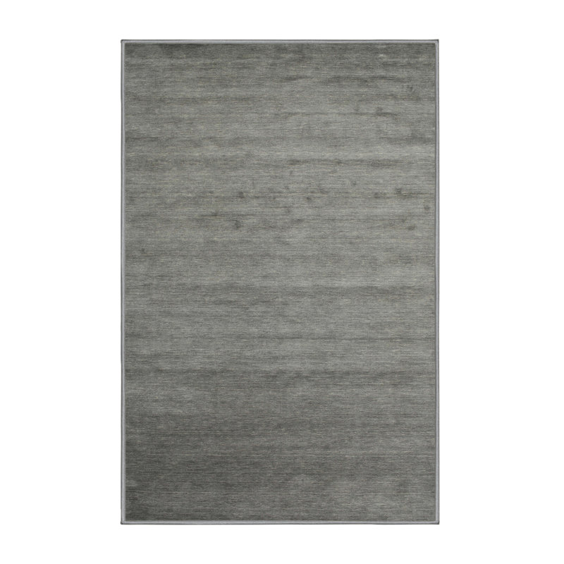 Tapis noir/gris zone contemporaine, Rectangle 5 pi x 7 pi