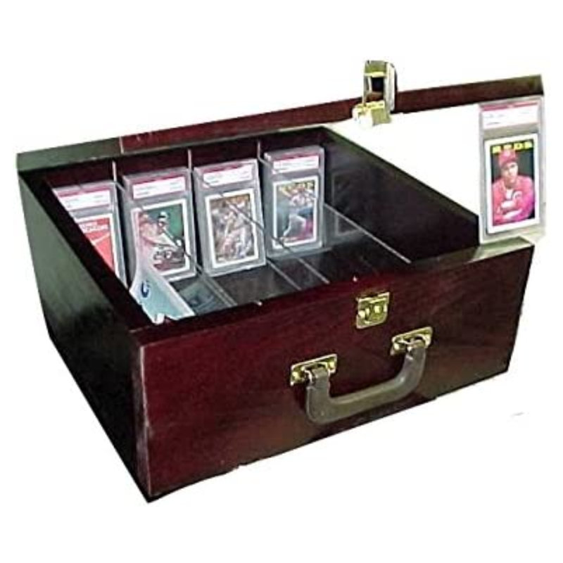 Étui à cartes de baseball PENNZONI, Noyer