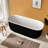 63"L x 30"W Freestanding Soaking Acrylic Bathtub