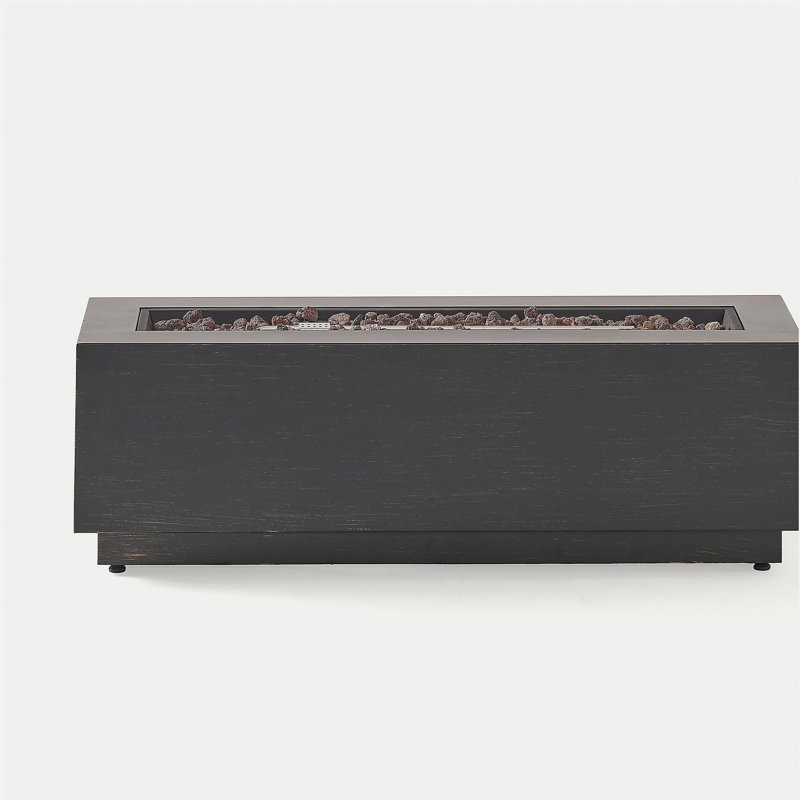 Foyer d'extérieur au propane extérieur en acier 50 000 BTU, couvercle de réservoir non inclus