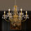 Lustre classique / traditionnel à 6 lumières à intensité variable