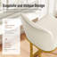 Tabouret de comptoir rembourré en similicuir 24 po Seese-856194318-856194304-856194306