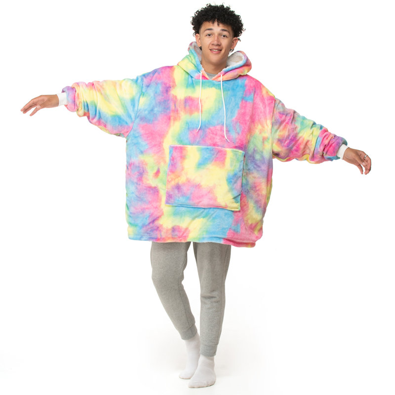 Berky Hoodie Rainbow Blanket