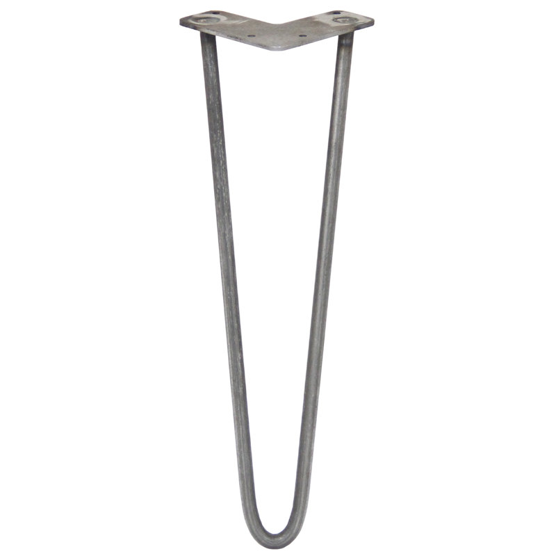 Klimek Table Leg, Silver, 40.64cm H x 11cm W x 8cm D