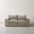 2 - Piece Upholstered Camel Chenille Modular Sectional Sofa with Cushion Back– Fully Compressed, No Assembly Required-1419080473