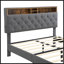 Grand lit plateforme tapissier-845421513
