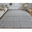 Tapis rectangulaire en polyester tissé à plat à la main gris / ivoire Fleurette-1296252754