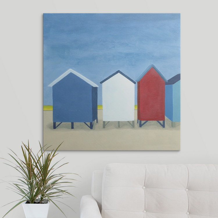 « ii » megan meagher, reproduction d’art Beach Retreat, H 35 po x l 35 po x P 1,5 po, Toile