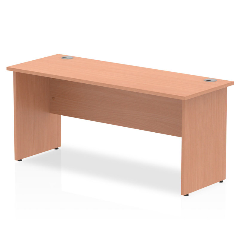 Impulse Computer Desk, Beech, Beech, 73cm H x 160cm W x 60cm D